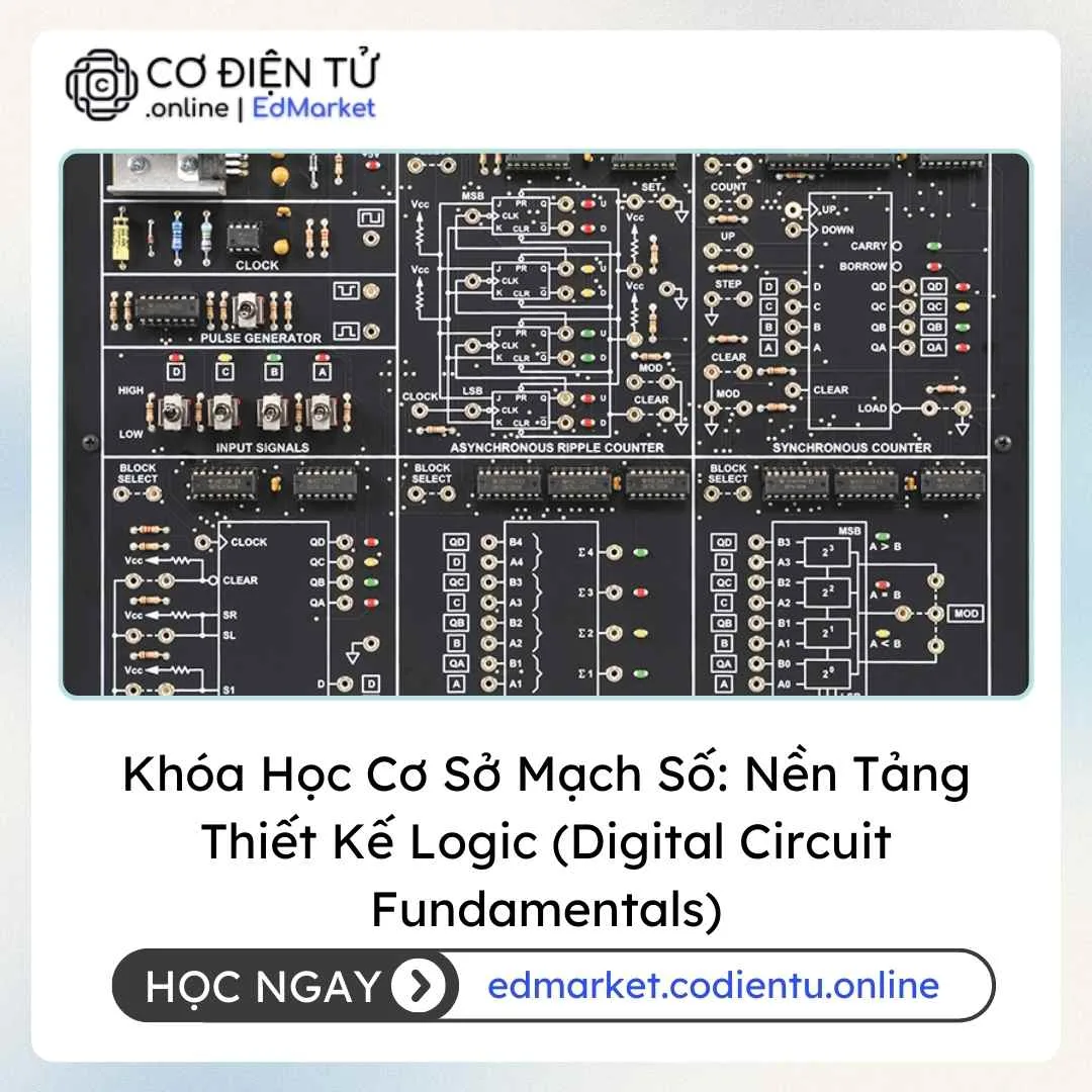 Khóa Học Cơ Sở Mạch Số: Nền Tảng Thiết Kế Logic (Digital Circuit Fundamentals) - Ảnh 1