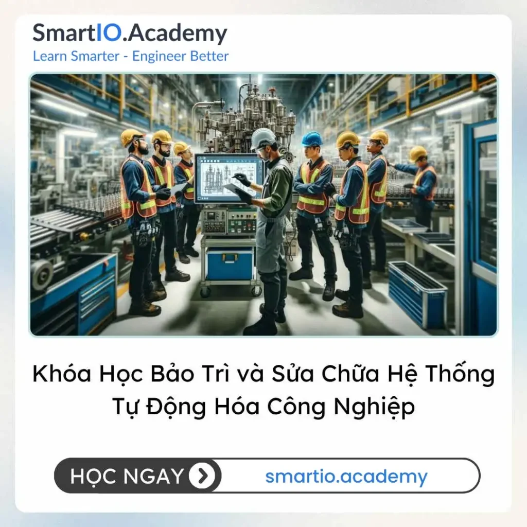 Khóa Học Bảo Trì và Sửa Chữa Hệ Thống Tự Động Hóa Công Nghiệp - khóa học SmartIO Academy