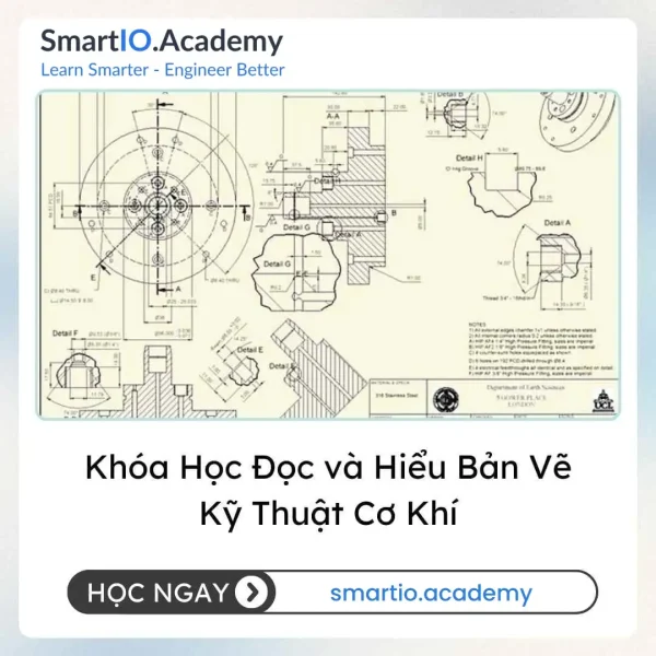 Khóa Học Đọc và Hiểu Bản Vẽ Kỹ Thuật Cơ Khí