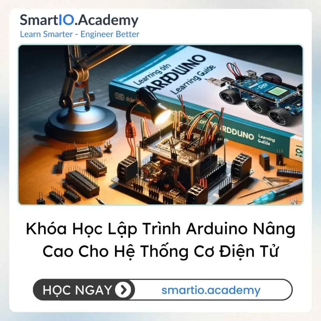 Khóa Học Lập Trình Arduino Nâng Cao Cho Hệ Thống Cơ Điện Tử (Advanced Arduino Programming for Mechatronics Systems) - khóa học SmartIO Academy