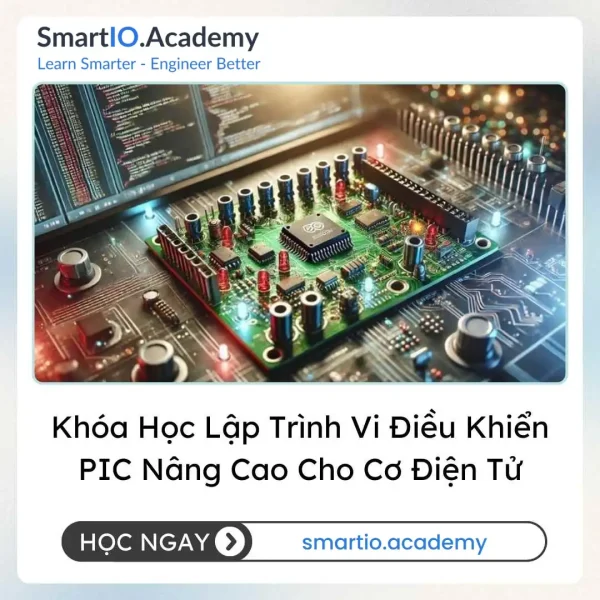 Khóa Học Lập Trình Vi Điều Khiển PIC Nâng Cao Cho Cơ Điện Tử (PIC Microcontroller Programming for Mechatronics – Intermediate)
