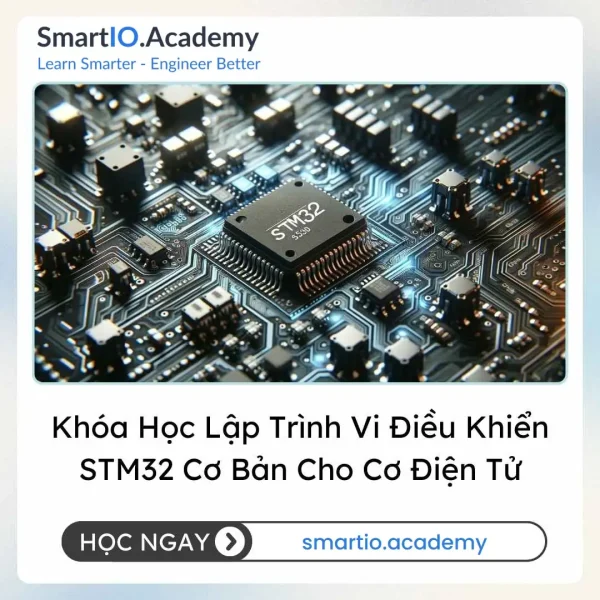 Khóa Học Lập Trình Vi Điều Khiển STM32 Cơ Bản Cho Cơ Điện Tử (STM32 Microcontroller Programming for Mechatronics – Beginner)