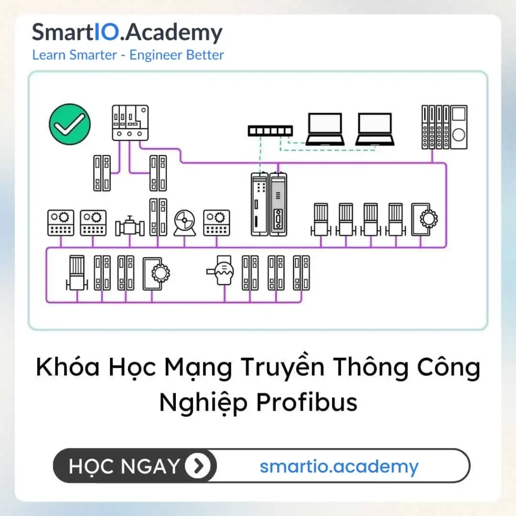 Khóa Học Mạng Truyền Thông Công Nghiệp Profibus - khóa học SmartIO Academy