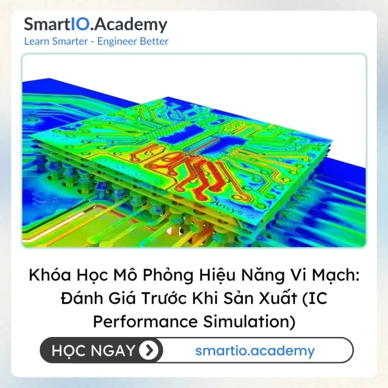 Khóa Học Mô Phỏng Hiệu Năng Vi Mạch: Đánh Giá Trước Khi Sản Xuất (IC Performance Simulation) - khóa học SmartIO Academy