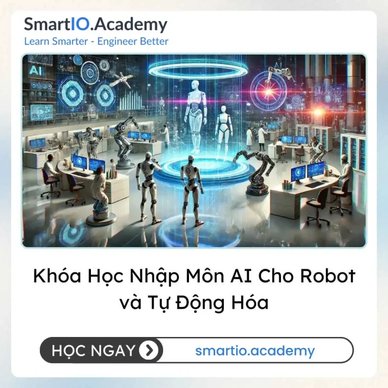 Khóa Học Nhập Môn AI Cho Robot và Tự Động Hóa - khóa học SmartIO Academy