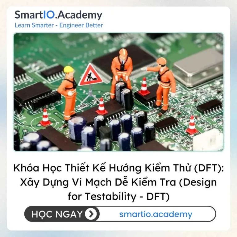 Khóa Học Thiết Kế Hướng Kiểm Thử (DFT): Xây Dựng Vi Mạch Dễ Kiểm Tra (Design for Testability - DFT) - khóa học SmartIO Academy