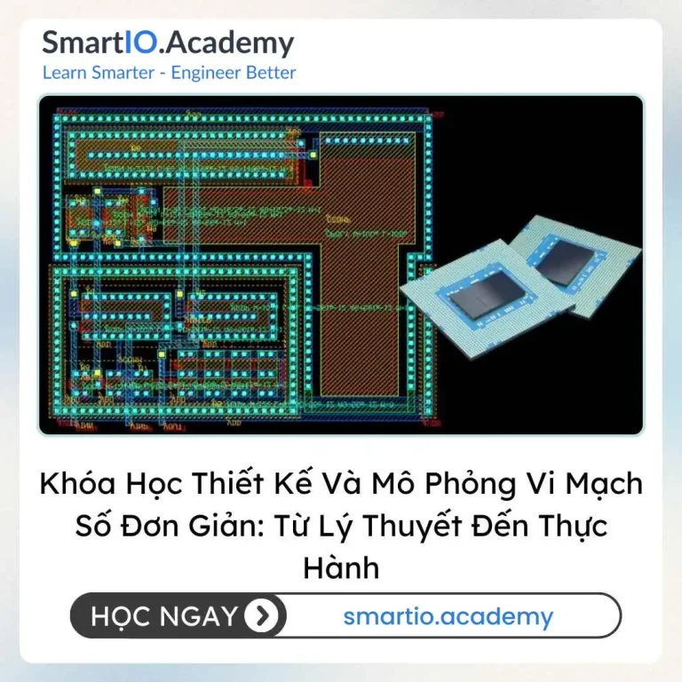 Khóa Học Thiết Kế Và Mô Phỏng Vi Mạch Số Đơn Giản: Từ Lý Thuyết Đến Thực Hành (Simple Digital IC Design and Simulation) - khóa học SmartIO Academy