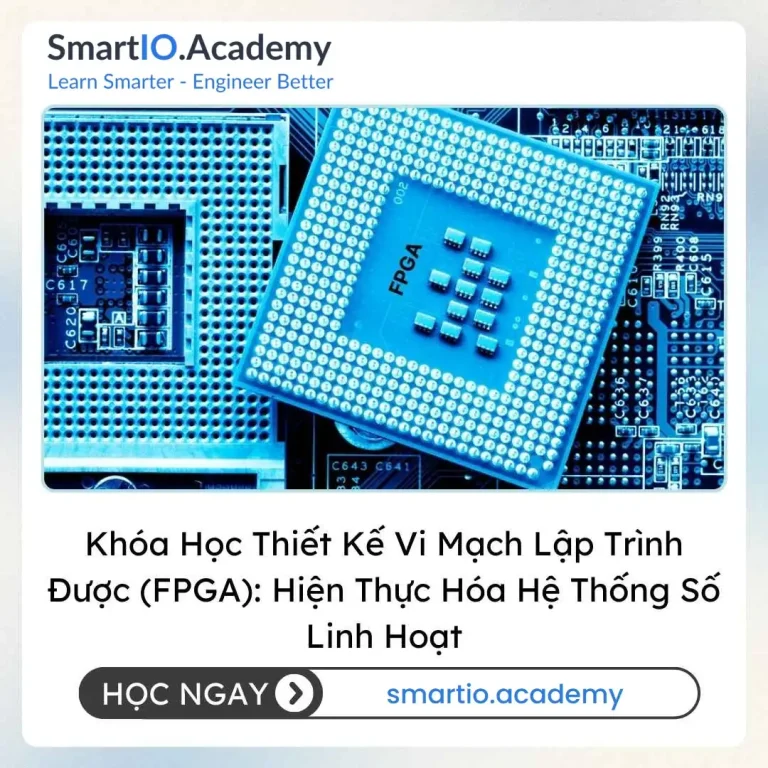 Khóa Học Thiết Kế Vi Mạch Lập Trình Được (FPGA): Hiện Thực Hóa Hệ Thống Số Linh Hoạt (FPGA Design: Implementing Flexible Digital Systems) - khóa học SmartIO Academy