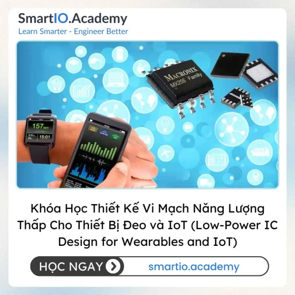 Khóa Học Thiết Kế Vi Mạch Năng Lượng Thấp Cho Thiết Bị Đeo và IoT (Low-Power IC Design for Wearables and IoT)