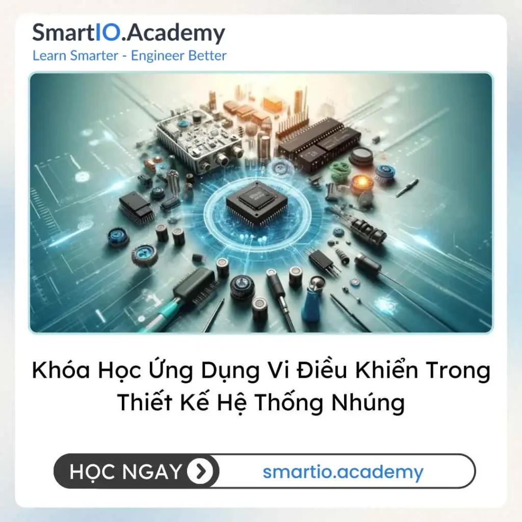 Khóa Học Ứng Dụng Vi Điều Khiển Trong Thiết Kế Hệ Thống Nhúng - khóa học SmartIO Academy