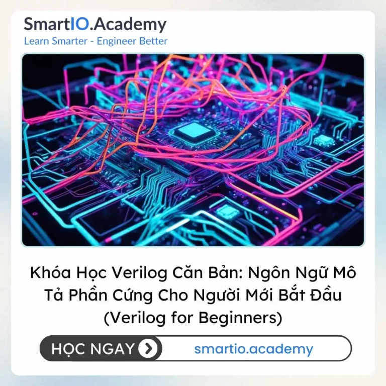 Khóa Học Verilog Căn Bản: Ngôn Ngữ Mô Tả Phần Cứng Cho Người Mới Bắt Đầu (Verilog for Beginners) - khóa học SmartIO Academy