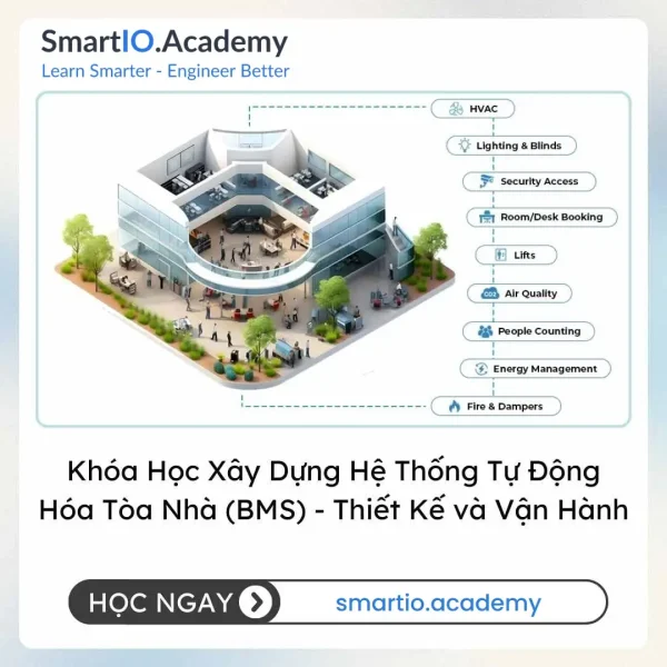 Khóa Học Xây Dựng Hệ Thống Tự Động Hóa Tòa Nhà (BMS) – Thiết Kế và Vận Hành