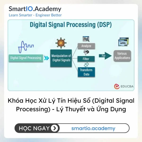 Khóa Học Xử Lý Tín Hiệu Số (Digital Signal Processing) – Lý Thuyết và Ứng Dụng