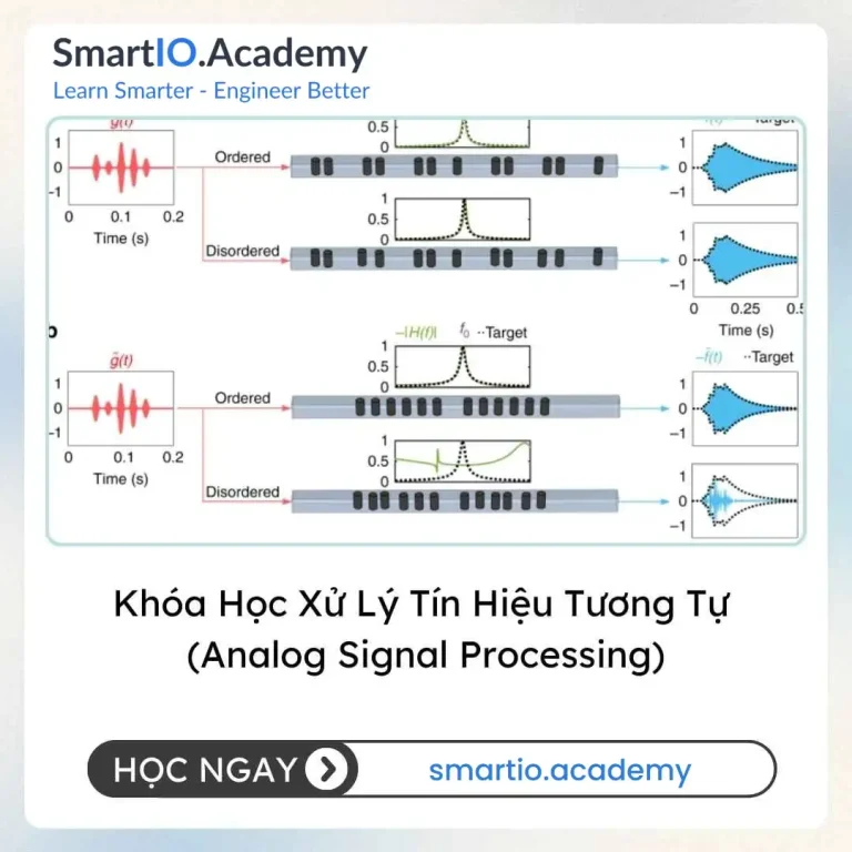 Khóa Học Xử Lý Tín Hiệu Tương Tự (Analog Signal Processing) - khóa học SmartIO Academy